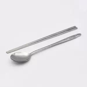 S 수저세트 리빙 스텐 세트 숟가락 2벌 수저 젓가락