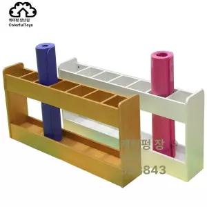 필라테스 폼롤러 거치대 피트니스 수납 헬스장 보관함