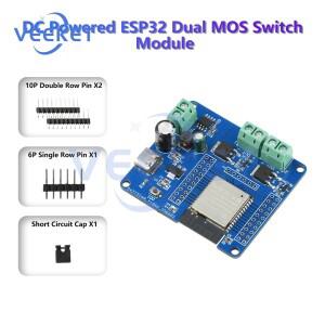 ESP32 24 웨이 MOS 스위치 모듈 ESP32-32E WIFI 블루투스 개발 보드 UART Burning DC 5-60V