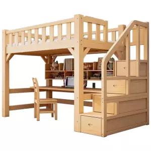 벙커 침대 더블 이층침대 책상 기숙사 게스트하우스 철판