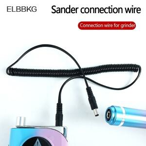 충전식 네일 폴리싱 기계 핸들 연결 라인 더블 헤드 DC 포트 매니큐어 액세서리 1/1 m