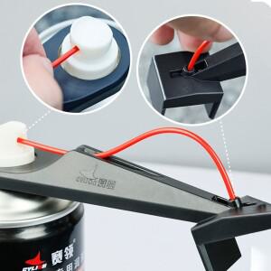 바이크 오토바이 체인 윤활제  호환리케이터 깔끔한 왁스 클리너 부착물 오일러 스프레이 기어