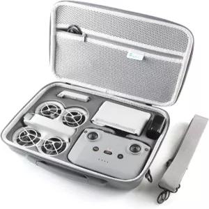 스카이리트 네오 케이스 휴대용 PU 가죽 보관용 숄더백 DJI 플라이 모어 콤보 드론 및 RC-N3 리모컨