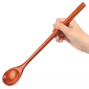 원목 긴스푼 수저 티 저그용 롱스푼 커피 믹스 스푼 33cm (WFKBE1R)