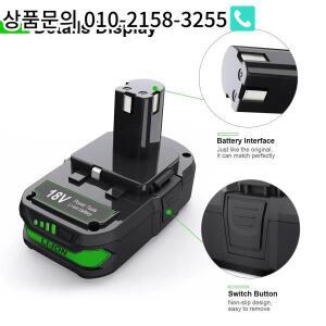 Ryobi RB18L50 용 새 18V 3.0Ah 리튬 배터리 LE 이온 교체