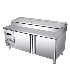 업소용 토핑냉장고 식당 디지털 냉동고 밧드 테이블 피자 냉장고 앞작업대