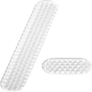 젤 키보드 및 마우스 손목 받침대 세트 - 컴퓨터 키보드용 클리어 귀여운 75 80 쿠션 편안함 타이핑 게임