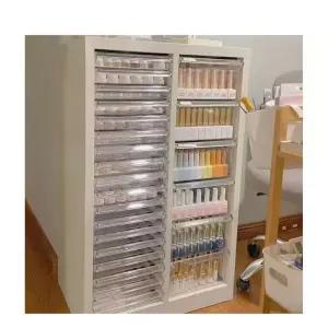 네일 수납장 네일샵 서랍형 하부장 캐비넷 보관 보관함 진열장 쇼케이스 서랍장 서랍 철제