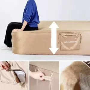 캠핑 경량 2인용 메쉬 원터치 에어매트 캠핑용 공기침대 와이드 쿠션 메트