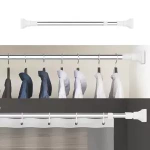 커텐 커튼 스텐 사각 압축봉 120 원룸 옷걸이 바란스 다용도 전세집 거실