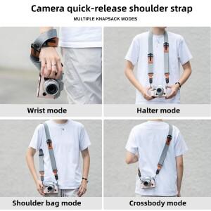범용 퀵 릴리스 카메라 넥 스트랩-소니호환 A7M4 캐논호환 R10 후지호환필름 XS20 니콘 호환 ZF 호환 | 피