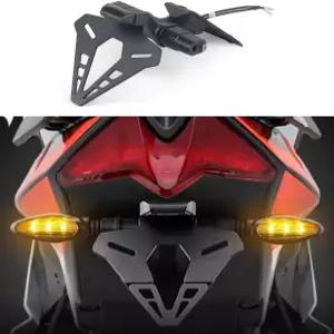 모터사이클 번호판 홀더 펜더 엘리미네이터 에이프릴리아 RS457 2024 2025 장착 브래킷 테일 정리 블랙