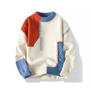 남성패션 라운드넥 니트 캐주얼 라운드 빅사이즈 DL4