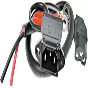 범용 3구 12AWG 전기 자동차 커넥터 플러그 스쿠터 충전 포트가 있는 자전거 배터리 충전기용 유유에미