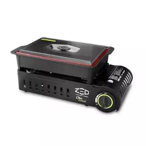 제드 올리브BBQ패밀리M 미들 구이바다 트윈 버너 자석식 전골팬