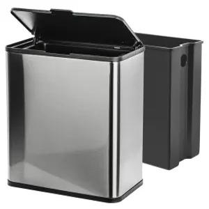 생리대 처리 용기 탐폰 처리통 - 분리 가능한 용기가 있는 욕실용 벽걸이 쓰레기통. 모든 벽에 쉽게 장착