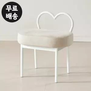 샌디 패브릭 스툴 미니 의자 화장대 STOOL 베이지