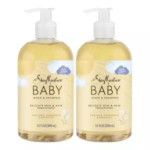 시어모이스처 Baby 워시 앤 샴푸 시어버터 캐모마일 아르간 오일 384ml 2개