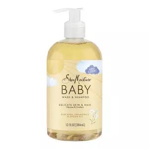 시어모이스처 Baby 워시 앤 샴푸 시어버터 캐모마일 아르간 오일 384ml 1개