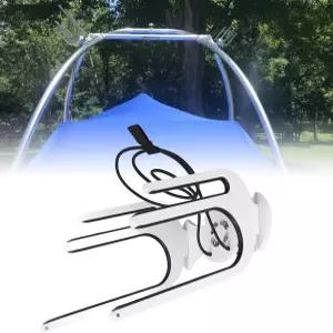 DAUREHAFT 웨이크보드 타워 스탠드 랙 알루미늄 합금 흰색 설치가 간편함 견고한 구조 방청 회전 브래킷