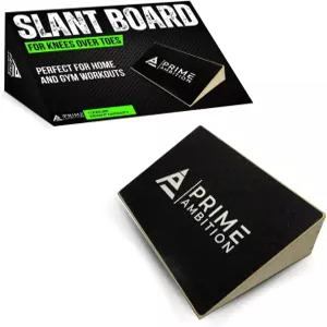 종아리 스트레칭을 위한 프리미엄 무릎 위의 발가락 경사 보드 - 운동 능력 스쿼트용 훈련 경사면이 없는