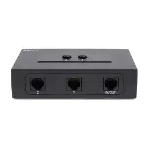 [룽스]전화수화기선 수동선택기 RJ12 1대2