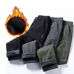 남자 팬츠 데이트 겨울 데일리 밴딩 코디 바지 기모wxy738