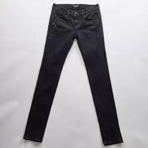 버커루 청바지 스키니진 흑청 스판 데님팬츠 사이즈25