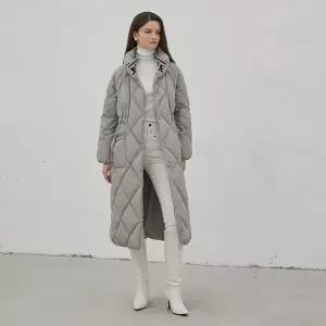 [에고이스트]EQ4NC060다이아퀼팅스트링롱다운코트_DJ