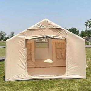 투룸 대형 에어텐트 12평 캠빌 공기 차박 패밀리 거실형 터널 13인수용 원형 주입식