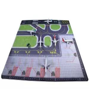 미니 공항 활주로 고무 바닥 비행장 매트 모형 고무매트 라이트 필름 착륙 미니어처