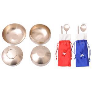 2인 방짜유기 반상기 세트 부부 궁중 황실 유기 그릇