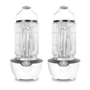 공식 쾌속난방 신일 원통형 카본 전기히터 카본히터 2EA 열효율 극대화 난로 추천 가정용 업소용 난방기 스토브 사무실 온열기 전기스토브 오방난로