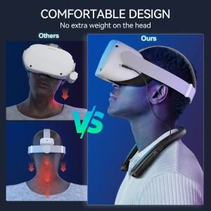 메타 퀘스트 3/2 고속 충전기 넥 보조배터리 10000mAh 팩 VR 오큘러스 프로 피코 4/4 HTC 바이브