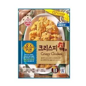 오뚜기 오즈키친 크리스피치킨 500g 1개 야식 에어프라이어 간단요리