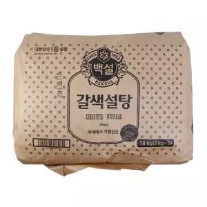 갈색설탕 3kg x 6ea (포대) 백설