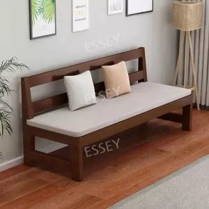 3인 4인 등받이 대기의자 침대 장의자 대기실 약국 원목 카페 벤치 인용