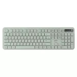 지클릭커 오피스프로 WK70 그린 사일런스 L 무소음 멀티미디어키 인체공학 블루투스 무선 멤브레인 키보드