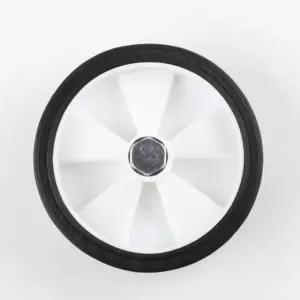 압축기 캐스터 공기 흡수 직경 설치 부드럽고 충격 사일런트 5인치 화이트 휠 나사 포함