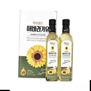 해바라기유 웰크리 햇살품은 500ml 2P