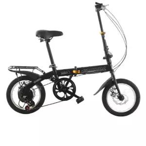 초경량 접이식 미니 자전거 휴대용 경량 화이트 소형 폴딩 12인치 블랙 캘리퍼 브레이크