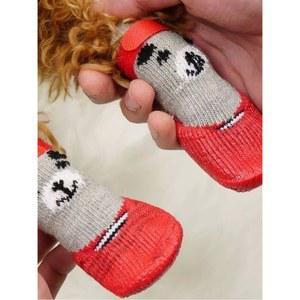 양말 테디 방수 미니 소형 스크래치 커버 동물 신발 고양이 애완 더러움 소형견 방지