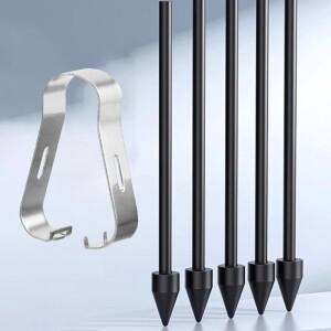 삼성 호환 갤럭시 호환 탭 S7 S9 플러스 노트 20/20  스타일러스 S 펜 팁(제거 핀셋 포함)용 교체 태블릿