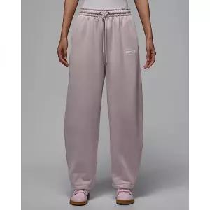 조던 플라이트 플리스 여성 배기 팬츠 - 파티클 로즈/세일 IF1002-627