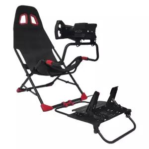 레이싱 시뮬레이터 접이식 거치대 챌린지GT 휠 브래킷 핸들 페달 기어봉 스탠드