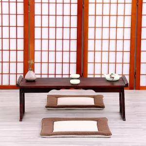 손님 개다리소반 접이식 전통 다과상 좌상 자개상 S 호족반 반상 오동나무