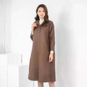 엄마옷 1온스 패딩 반오픈카라원피스 1GHJ25652 중년여성 마담 60 70대  빅사이즈 할머니