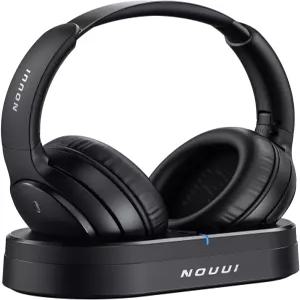 TV 시청용 무선 헤드폰 송신기 충전 베이스 노인용 난청 플러그 앤 플레이 지연 없는 블루투스 헤드셋 노인