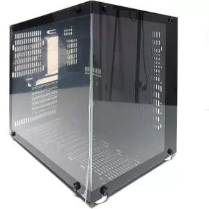 ATXMicroATX PC 케이스 10개의 팬 장착 가능 360MM RAD 지원 타입C 게이밍 270° 풀 뷰 강화 유리 미드