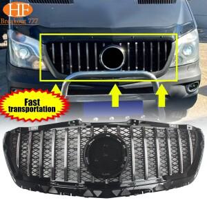 메르세데스 호환-벤츠 호환 W906 스프린터 2014- 프론트 그릴 레이싱 메쉬 튜닝 액세서리